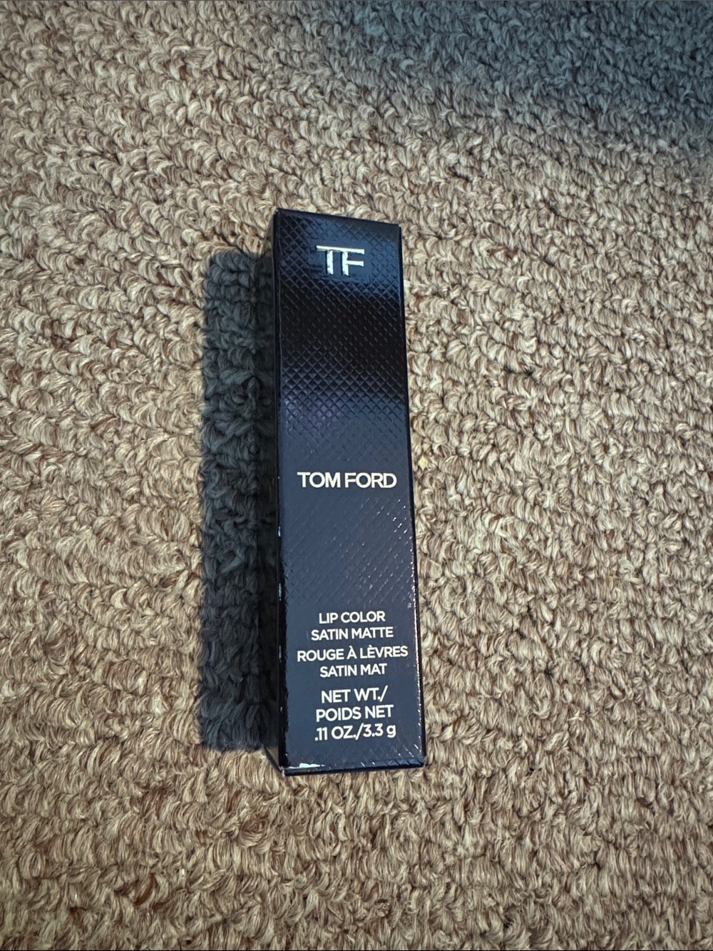 Tom Ford Lip Shade 92 Charmed - Black and Gold Box